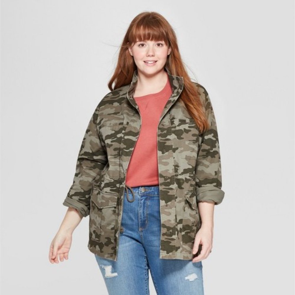 Plus Size Camo Jacket XXL, Universal Threads